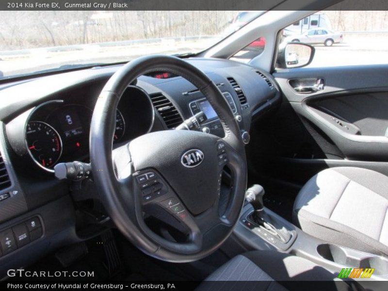 Gunmetal Gray / Black 2014 Kia Forte EX