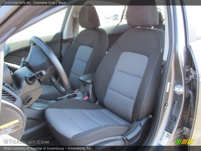 Gunmetal Gray / Black 2014 Kia Forte EX