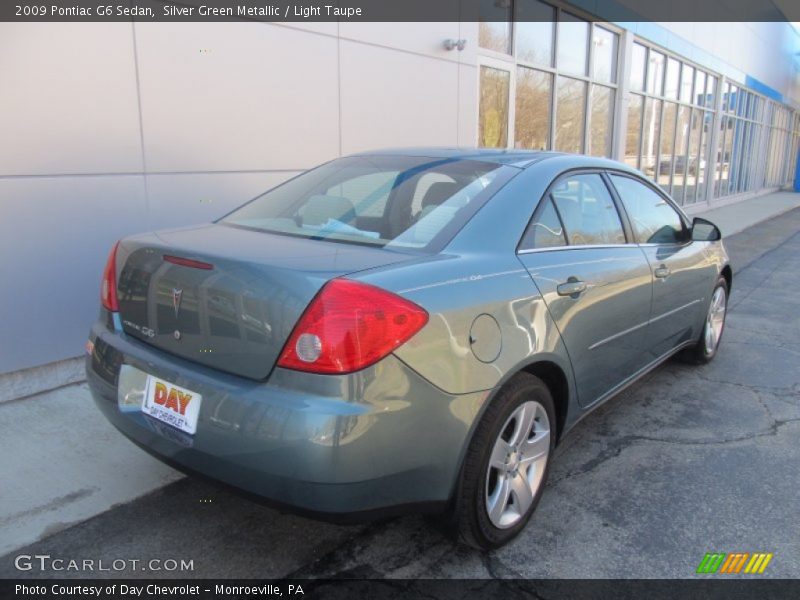 Silver Green Metallic / Light Taupe 2009 Pontiac G6 Sedan