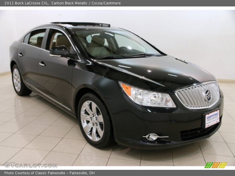 Carbon Black Metallic / Cocoa/Cashmere 2011 Buick LaCrosse CXL