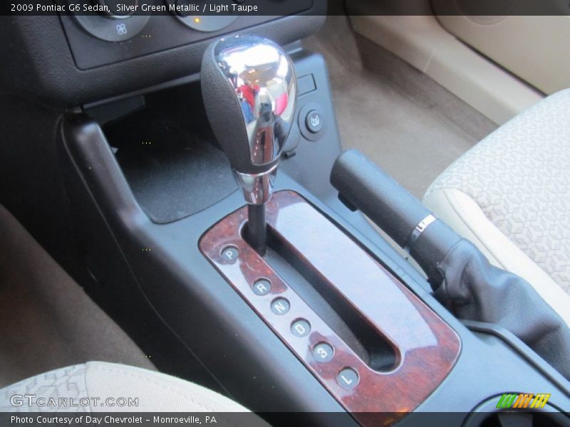 Silver Green Metallic / Light Taupe 2009 Pontiac G6 Sedan