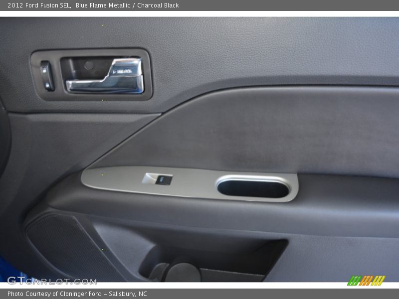 Blue Flame Metallic / Charcoal Black 2012 Ford Fusion SEL