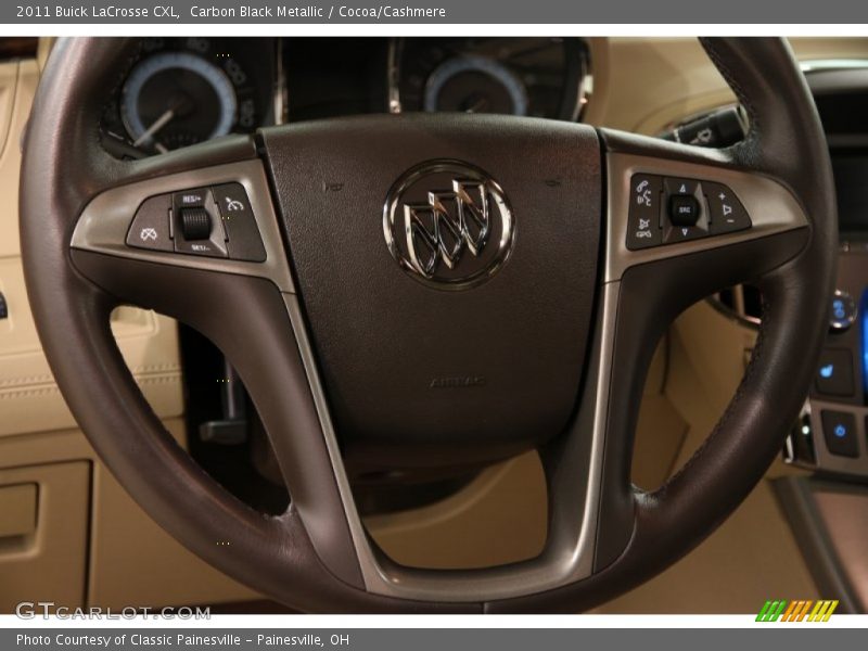 Carbon Black Metallic / Cocoa/Cashmere 2011 Buick LaCrosse CXL