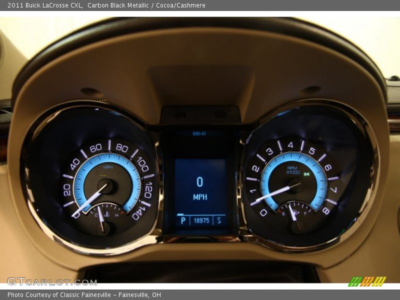 Carbon Black Metallic / Cocoa/Cashmere 2011 Buick LaCrosse CXL