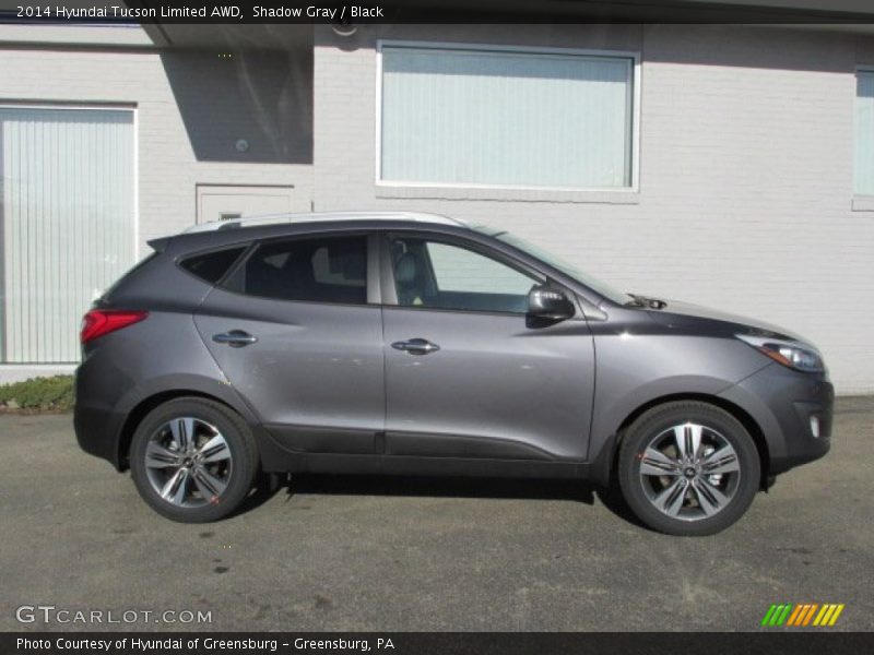 Shadow Gray / Black 2014 Hyundai Tucson Limited AWD