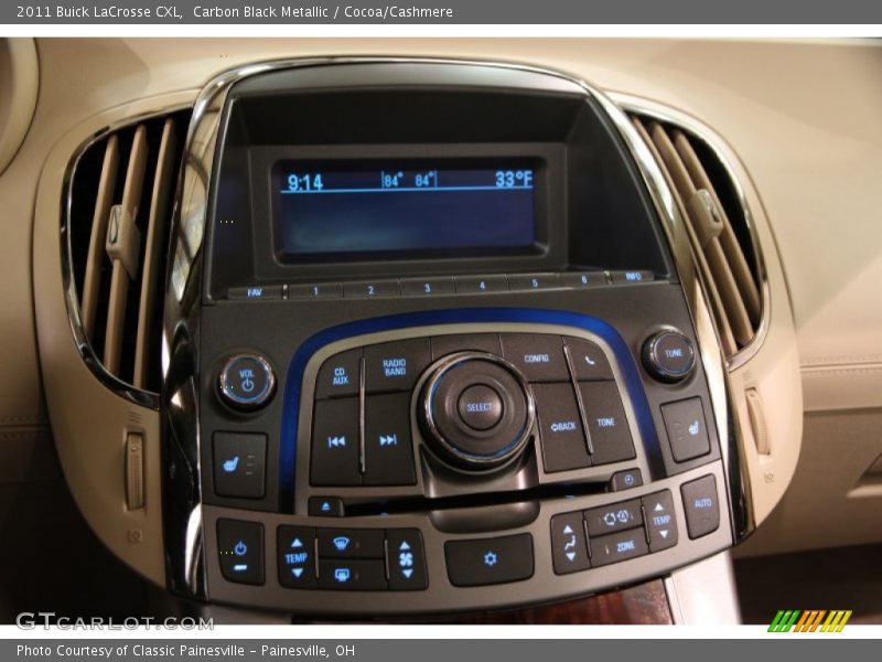 Carbon Black Metallic / Cocoa/Cashmere 2011 Buick LaCrosse CXL