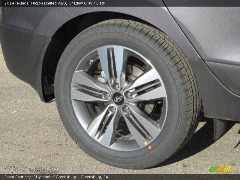 Shadow Gray / Black 2014 Hyundai Tucson Limited AWD