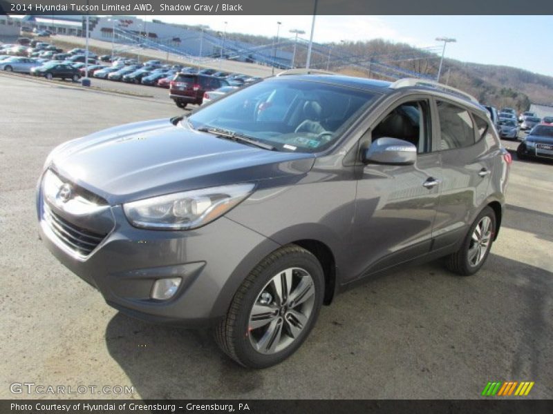 Shadow Gray / Black 2014 Hyundai Tucson Limited AWD