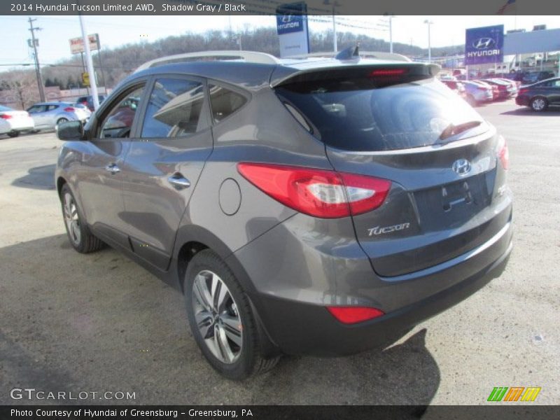 Shadow Gray / Black 2014 Hyundai Tucson Limited AWD