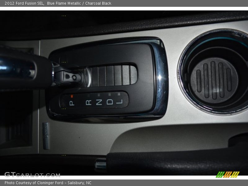 Blue Flame Metallic / Charcoal Black 2012 Ford Fusion SEL