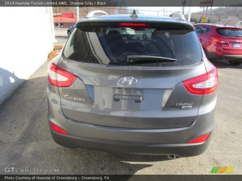 Shadow Gray / Black 2014 Hyundai Tucson Limited AWD