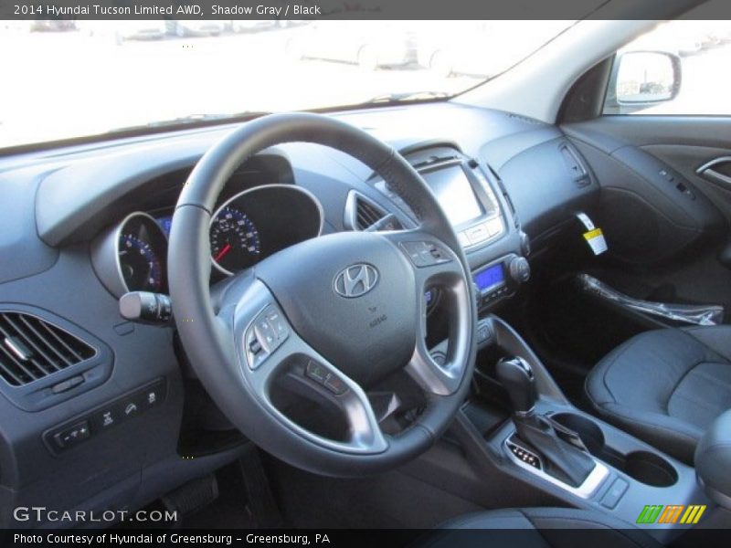 Shadow Gray / Black 2014 Hyundai Tucson Limited AWD