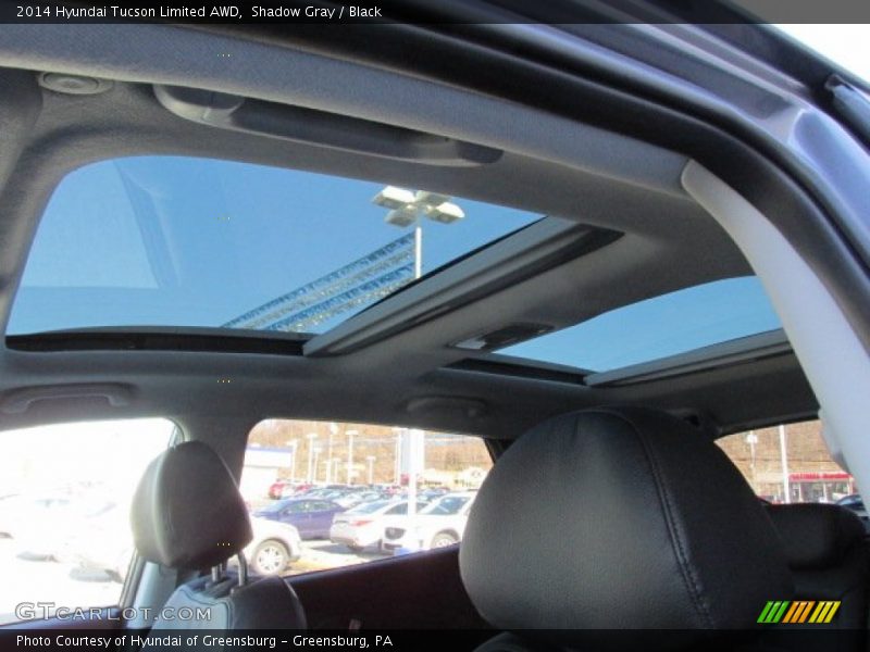 Shadow Gray / Black 2014 Hyundai Tucson Limited AWD