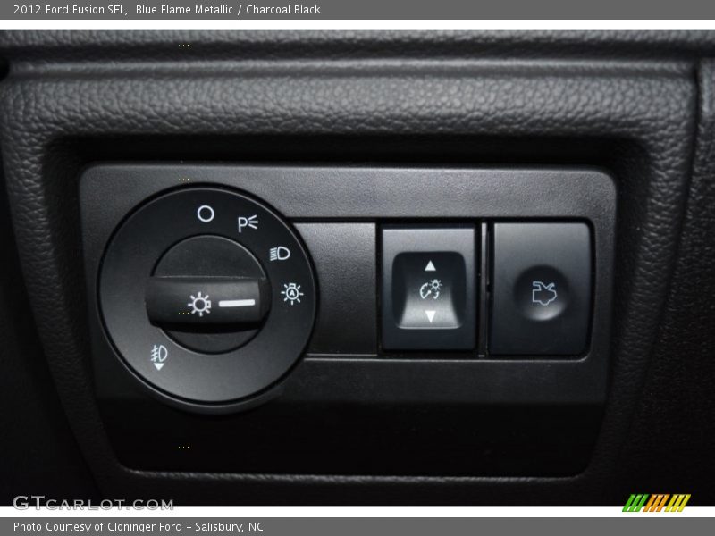 Blue Flame Metallic / Charcoal Black 2012 Ford Fusion SEL
