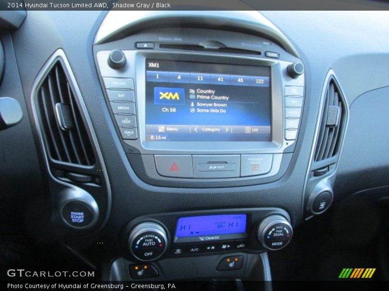 Shadow Gray / Black 2014 Hyundai Tucson Limited AWD