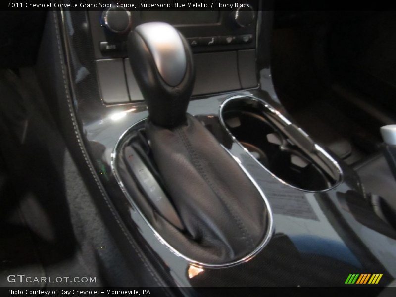Supersonic Blue Metallic / Ebony Black 2011 Chevrolet Corvette Grand Sport Coupe