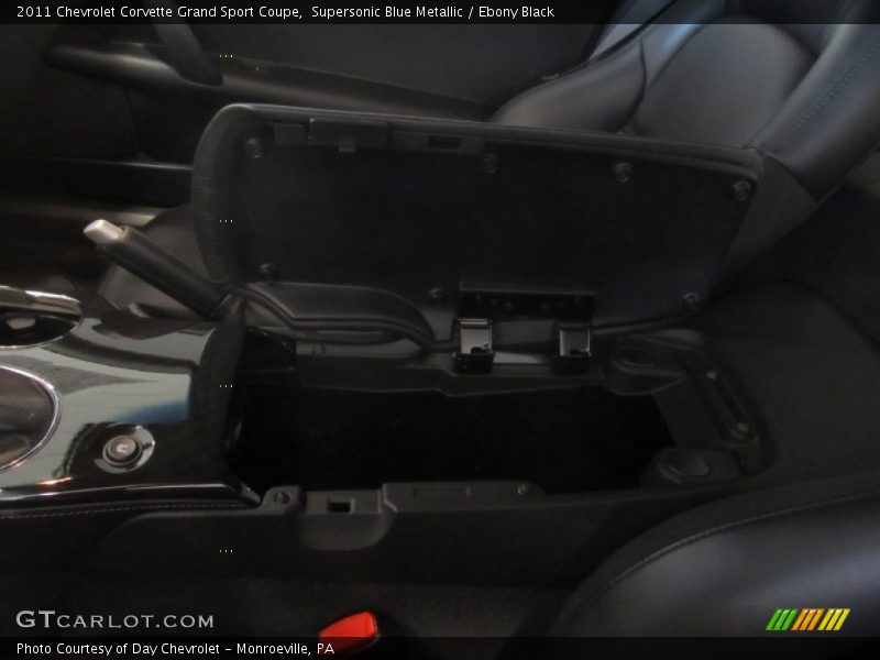 Supersonic Blue Metallic / Ebony Black 2011 Chevrolet Corvette Grand Sport Coupe
