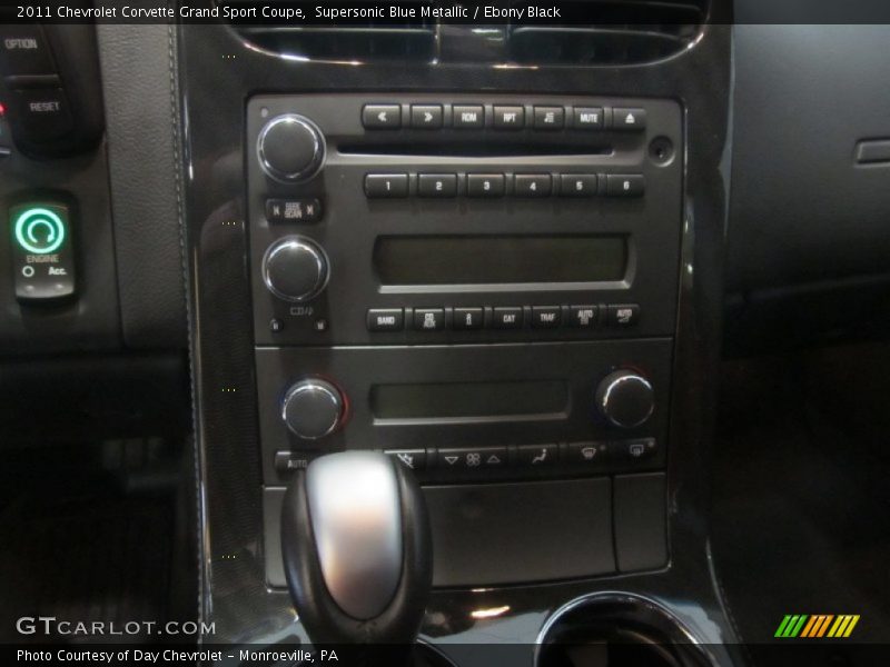 Supersonic Blue Metallic / Ebony Black 2011 Chevrolet Corvette Grand Sport Coupe