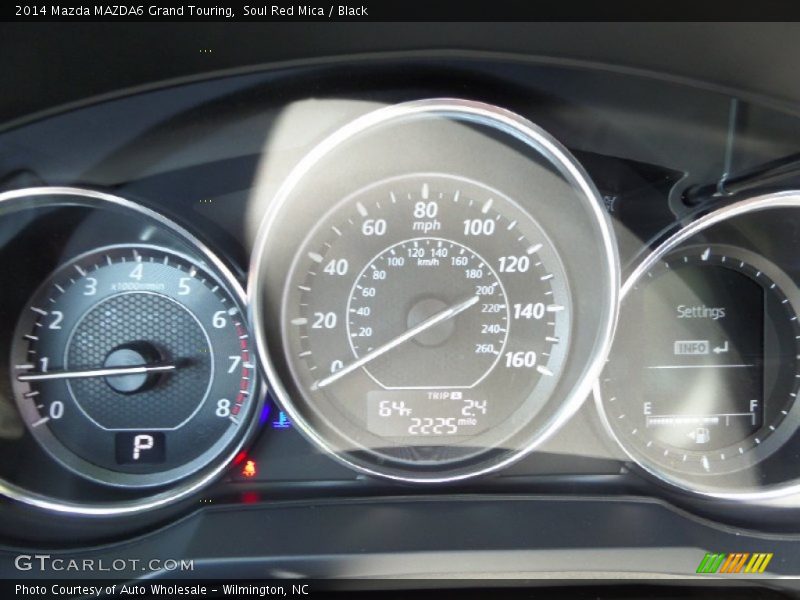 Soul Red Mica / Black 2014 Mazda MAZDA6 Grand Touring
