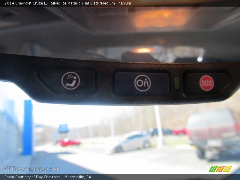 Silver Ice Metallic / Jet Black/Medium Titanium 2014 Chevrolet Cruze LS