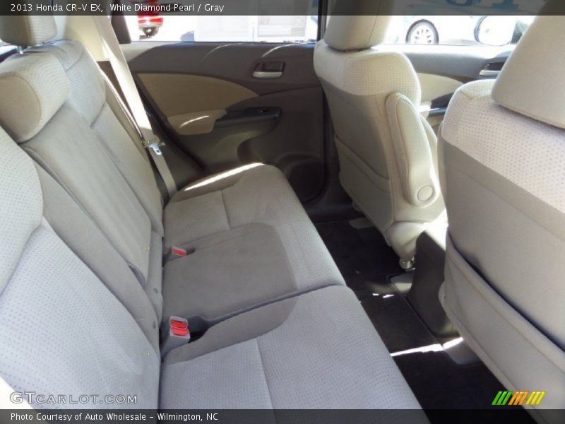 White Diamond Pearl / Gray 2013 Honda CR-V EX