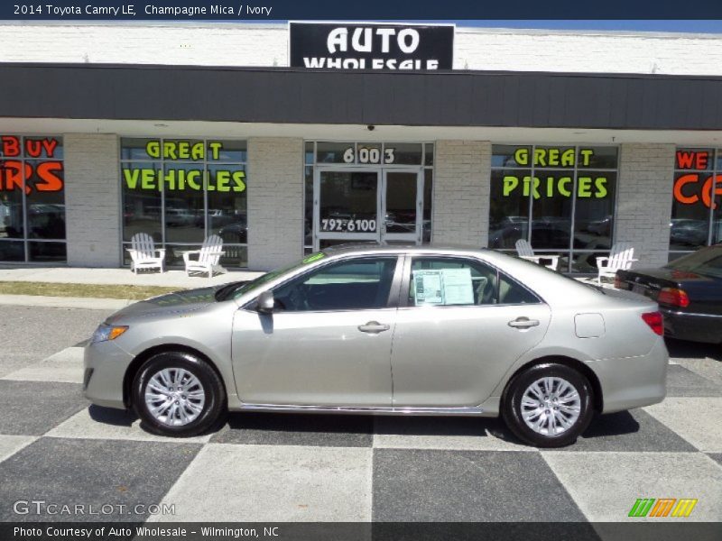 Champagne Mica / Ivory 2014 Toyota Camry LE
