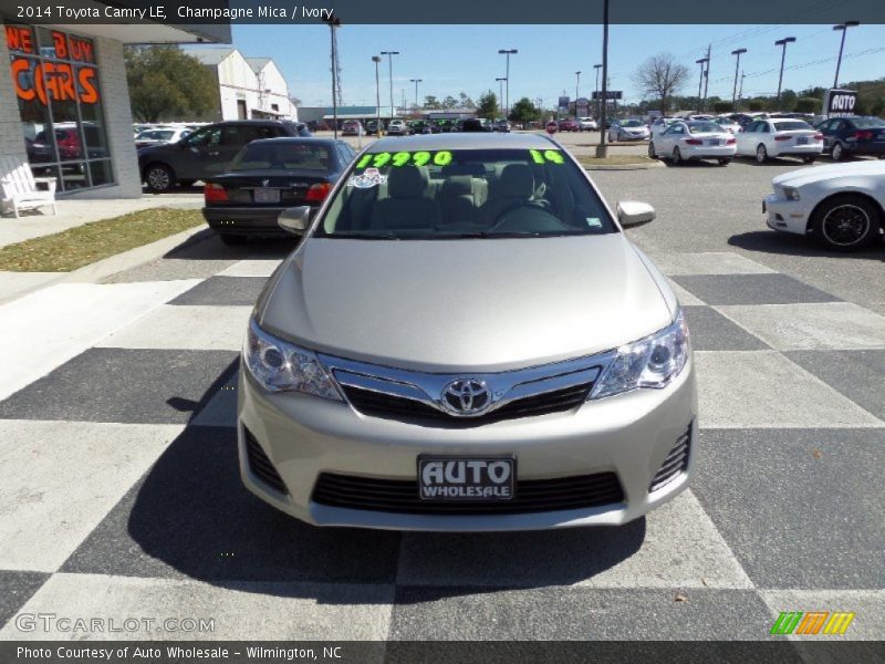 Champagne Mica / Ivory 2014 Toyota Camry LE