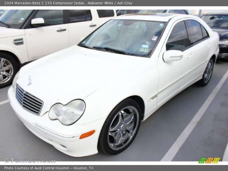 Alabaster White / Ash Grey 2004 Mercedes-Benz C 230 Kompressor Sedan