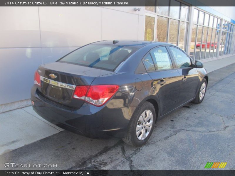 Blue Ray Metallic / Jet Black/Medium Titanium 2014 Chevrolet Cruze LS