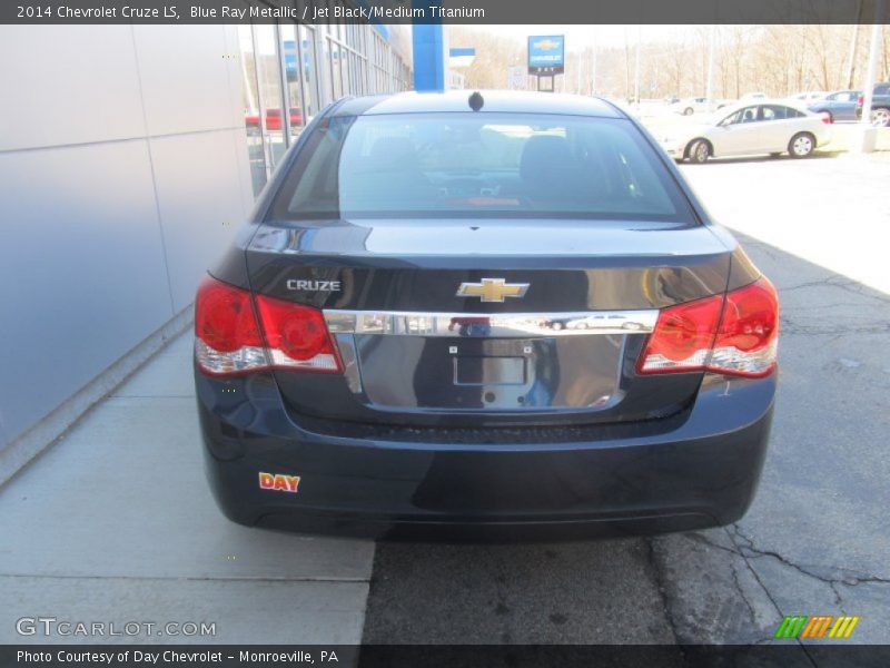 Blue Ray Metallic / Jet Black/Medium Titanium 2014 Chevrolet Cruze LS