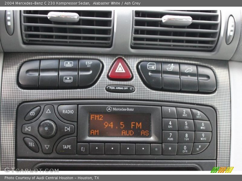 Alabaster White / Ash Grey 2004 Mercedes-Benz C 230 Kompressor Sedan