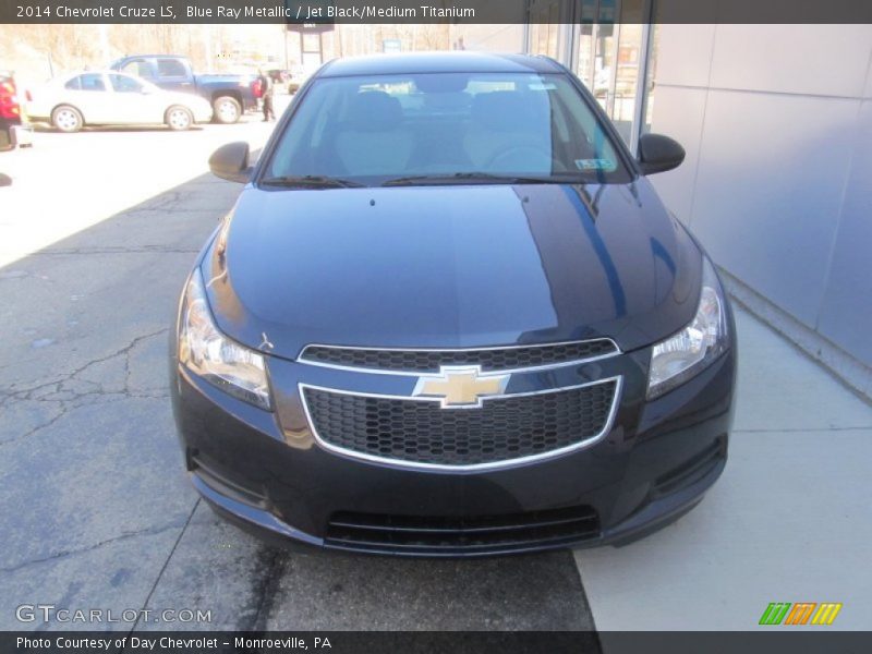 Blue Ray Metallic / Jet Black/Medium Titanium 2014 Chevrolet Cruze LS
