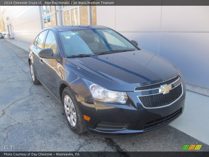 Blue Ray Metallic / Jet Black/Medium Titanium 2014 Chevrolet Cruze LS