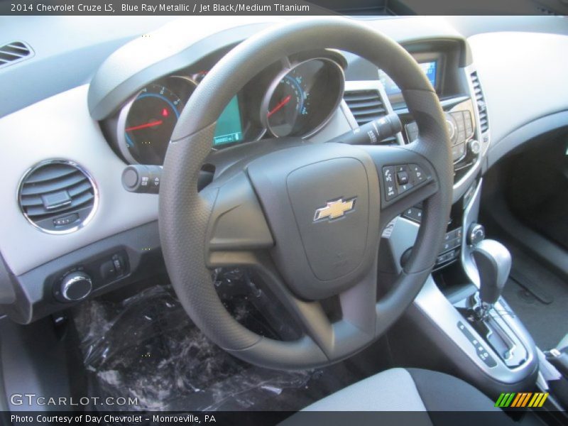 Blue Ray Metallic / Jet Black/Medium Titanium 2014 Chevrolet Cruze LS