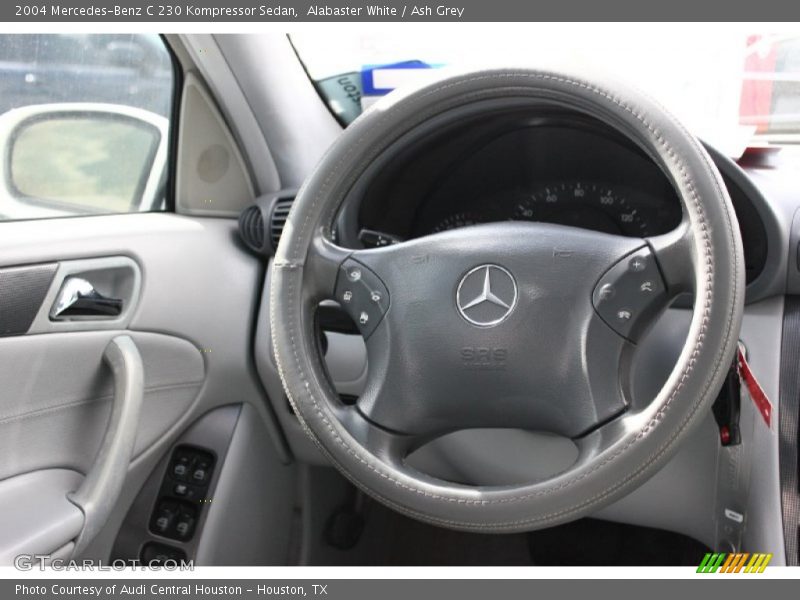 Alabaster White / Ash Grey 2004 Mercedes-Benz C 230 Kompressor Sedan