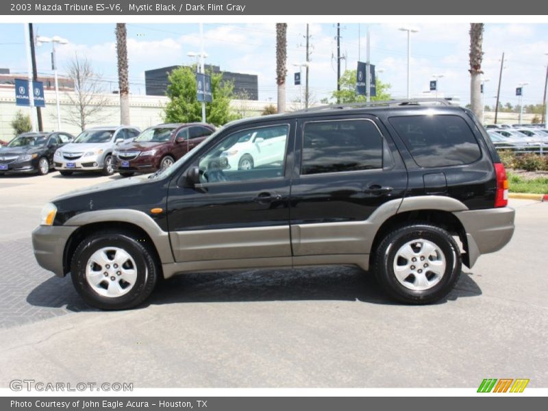 Mystic Black / Dark Flint Gray 2003 Mazda Tribute ES-V6