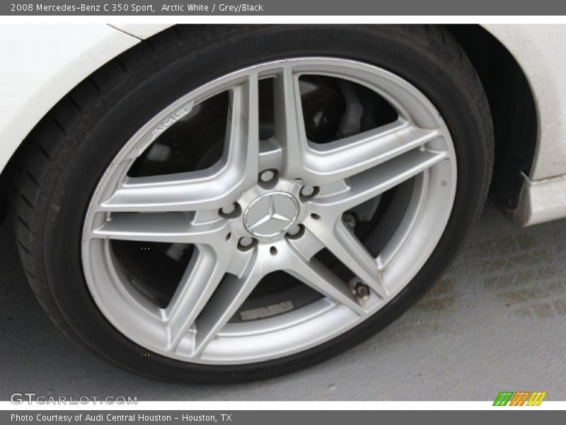 Arctic White / Grey/Black 2008 Mercedes-Benz C 350 Sport