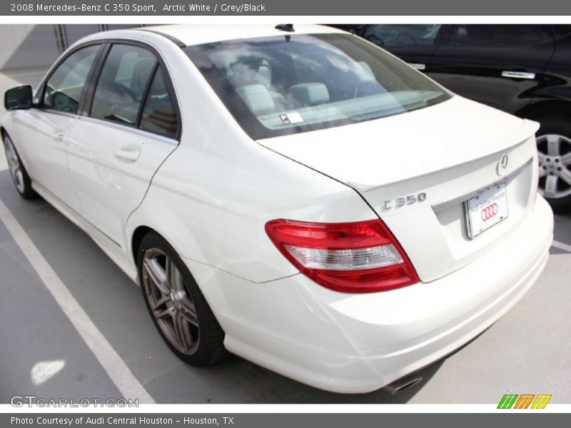Arctic White / Grey/Black 2008 Mercedes-Benz C 350 Sport