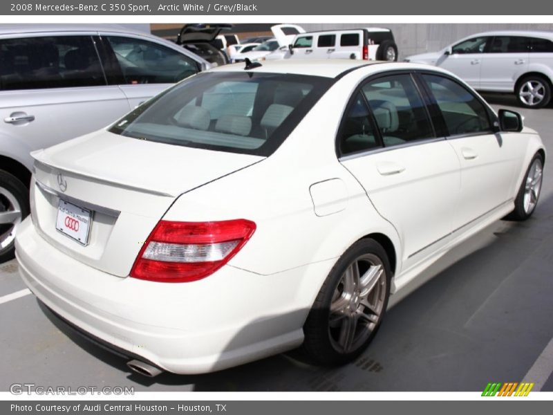 Arctic White / Grey/Black 2008 Mercedes-Benz C 350 Sport