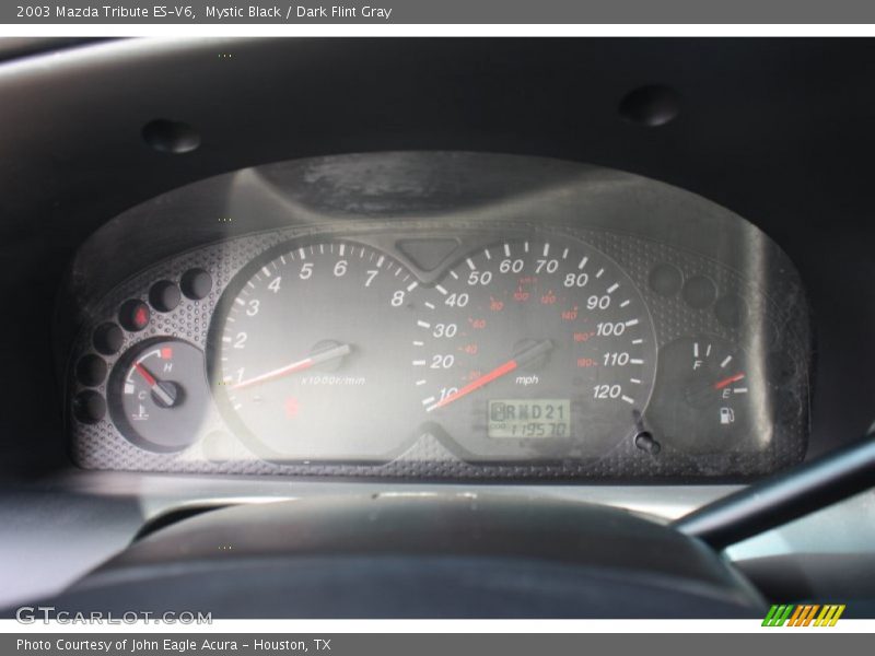 Mystic Black / Dark Flint Gray 2003 Mazda Tribute ES-V6