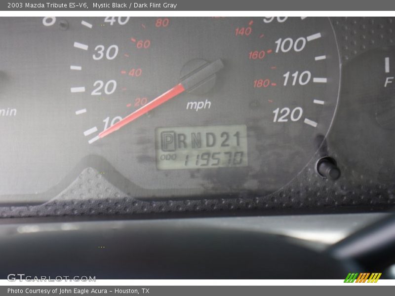 Mystic Black / Dark Flint Gray 2003 Mazda Tribute ES-V6