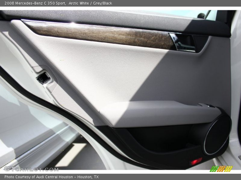 Arctic White / Grey/Black 2008 Mercedes-Benz C 350 Sport