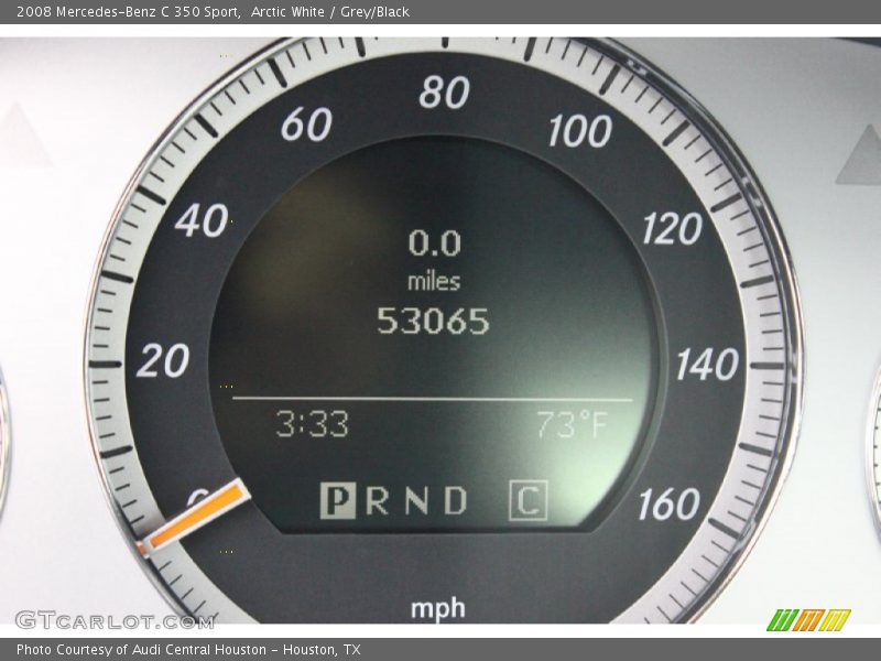 Arctic White / Grey/Black 2008 Mercedes-Benz C 350 Sport
