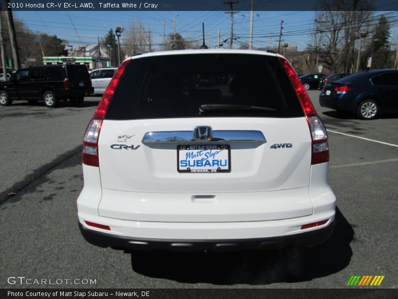 Taffeta White / Gray 2010 Honda CR-V EX-L AWD
