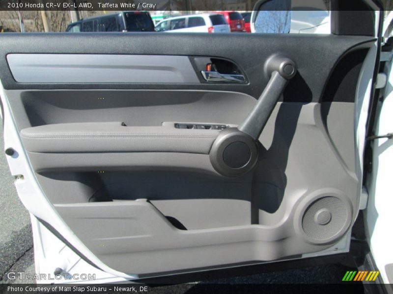 Taffeta White / Gray 2010 Honda CR-V EX-L AWD