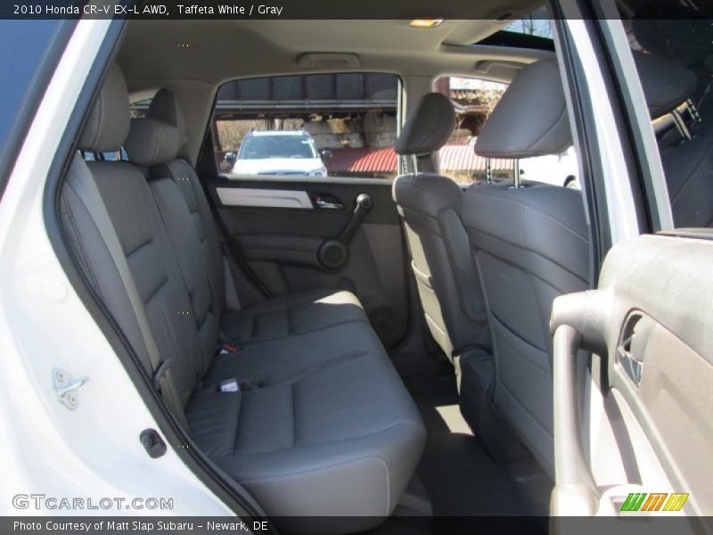 Taffeta White / Gray 2010 Honda CR-V EX-L AWD