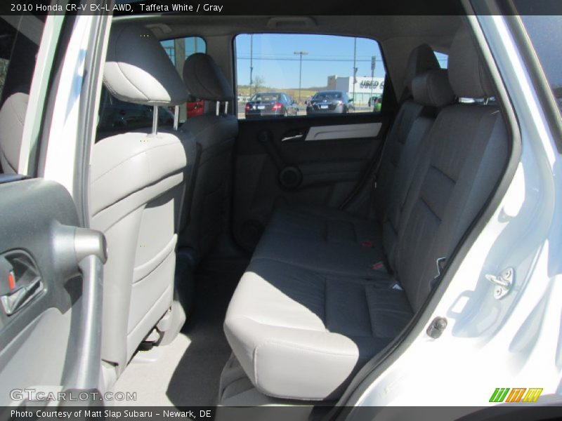 Taffeta White / Gray 2010 Honda CR-V EX-L AWD