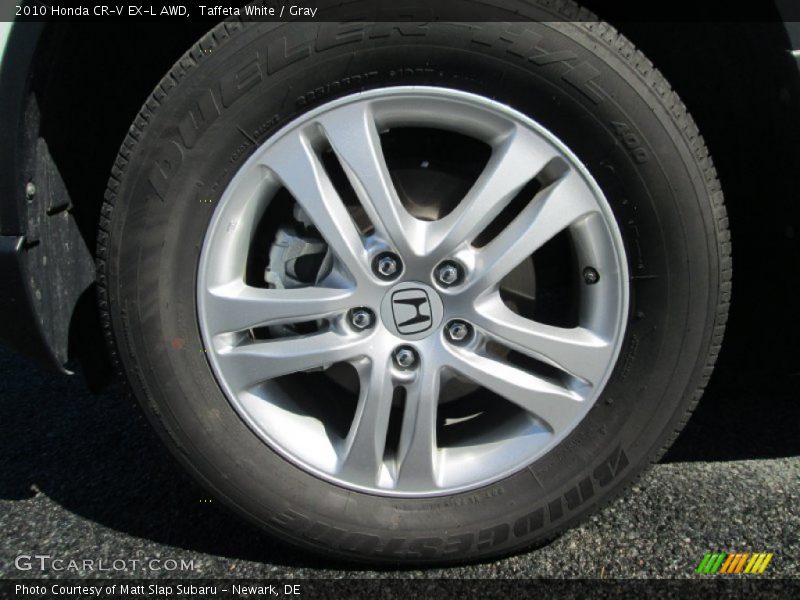 Taffeta White / Gray 2010 Honda CR-V EX-L AWD