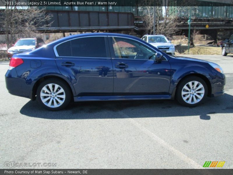 Azurite Blue Pearl / Warm Ivory 2011 Subaru Legacy 2.5i Limited