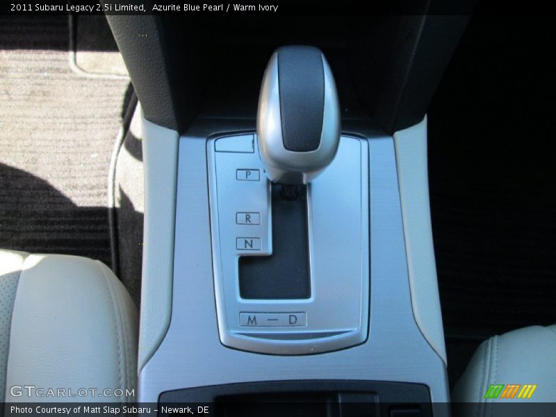 Azurite Blue Pearl / Warm Ivory 2011 Subaru Legacy 2.5i Limited